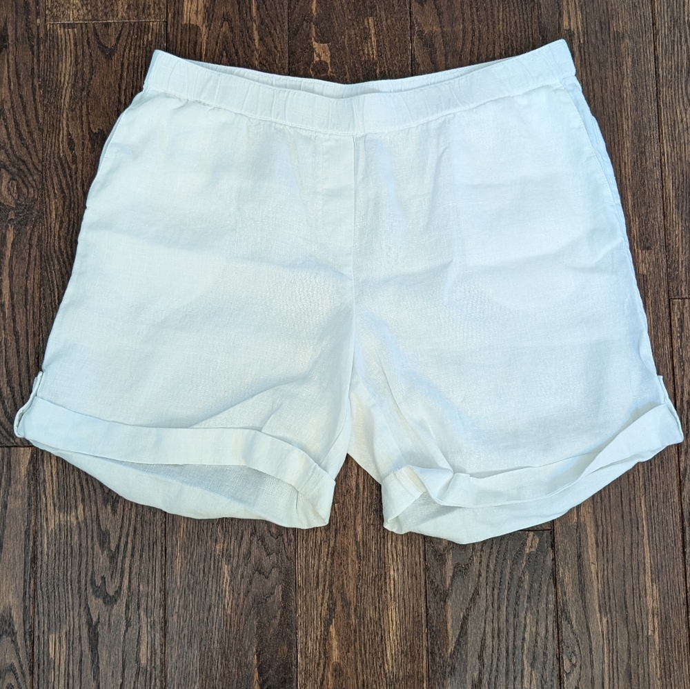 Pure Jill by J.Jill Shorts White Linen